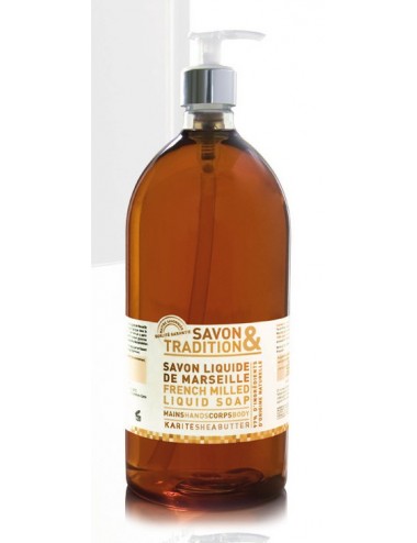 BeauTerra Savon de Marseille à la Rose Ancienne 1L 