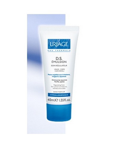 Uriage DS - Émulsion Apaisante Régulatrice - Tube 40 ml