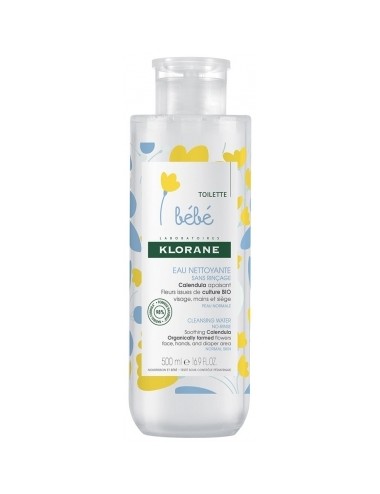 Klorane Bébé Eau Nettoyante sans Rinçage 500ml