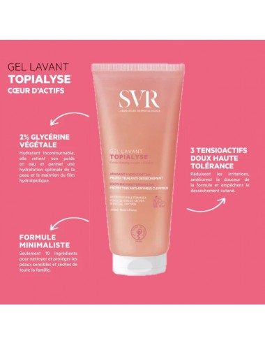 SVR Topialyse Gel Lavant 200ml