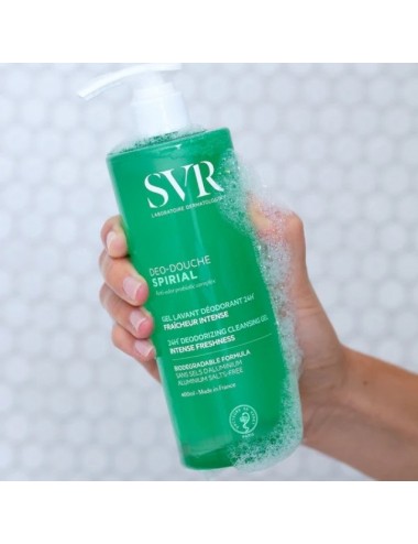 SVR Spirial Déo-Douche Gel Lavant Déodorant 24h 400ml