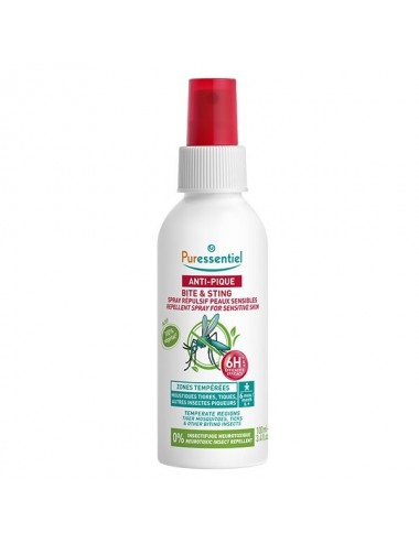 Puressentiel Spray Répulsif Peaux Sensibles 100ml