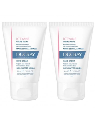 Ducray Ictyane Crème Mains 2x50ml
