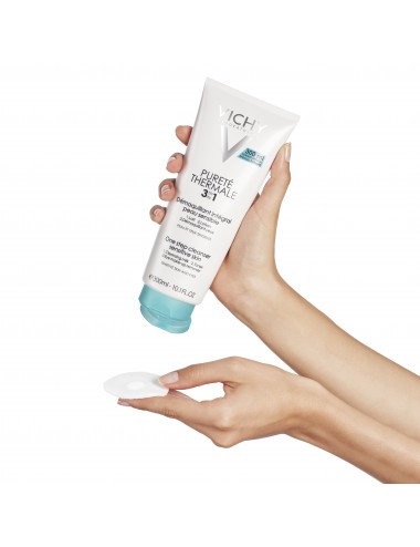 Vichy Pureté Thermale Démaquillant intégral 3 en 1 Peaux sensibles 300ml