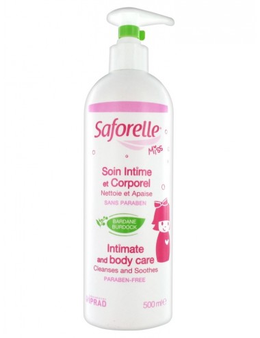 Saforelle Miss Soin Intime et Corporel Flacon Pompe 500ml