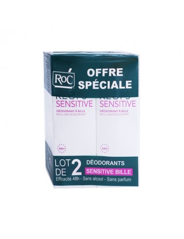 Roc Keops Sensitive Déodorant Bille Lot de 2x30ml