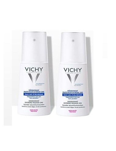 Vichy LOT*2 Déodorant vaporisateur Fruité 2 x 100 ml