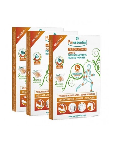 Puressentiel Articlulations et Muscles - Patchs Chauffants Trio x3