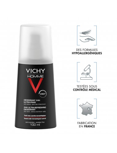 Vichy LOT*2 Déodorant Vaporisateur Ultra-Frais