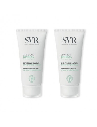 SVR Spirial Déo-Crème 50ml - Lot de 2