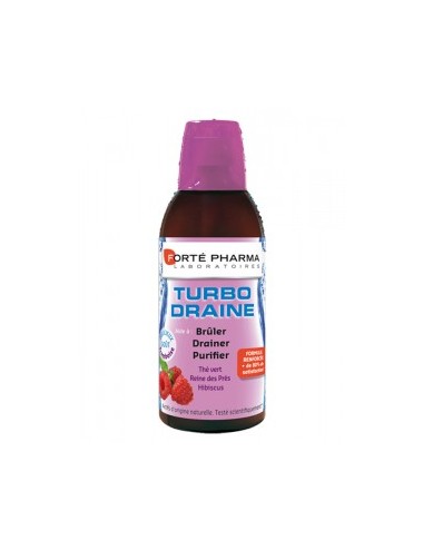 Forté Pharma turbodraine framboise Lot de 2 x 500ml