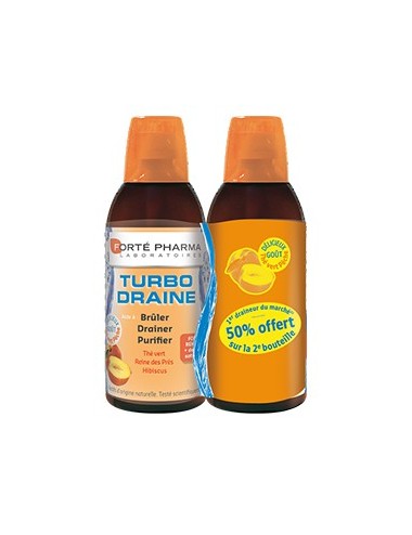 Forté Pharma turbodraine pêche Lot de 2 x 500ml