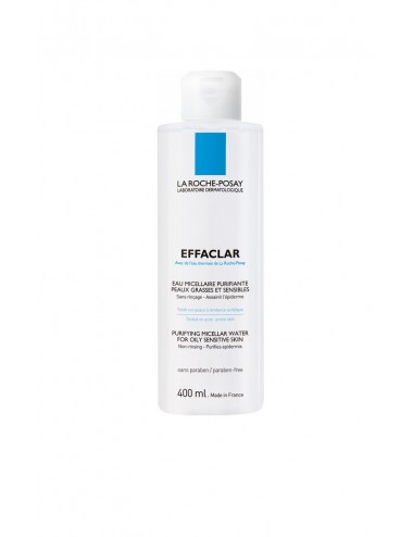 La Roche Posay LOT*2 Effaclar Eau micellaire Peau Grasse à Tendance Réactive 400ml