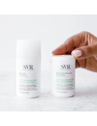 SVR Spirial Roll-On Anti-Transpirant Intense 50ml + Eco-Recharge 50ml