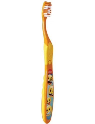 Elgydium Junior Emoji 7/12 ans - Brosse à Dents pour Enfant - Souple