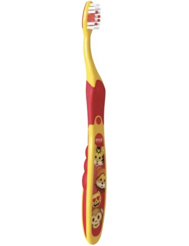 Elgydium Kids Emoji 2/6 ans - Brosse à Dents pour Enfant - Souple