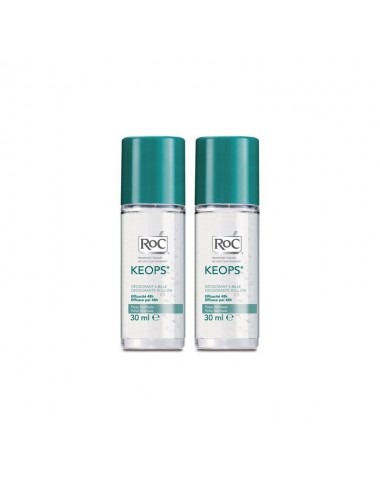 Roc keops déodorant bille 30ml lot de deux