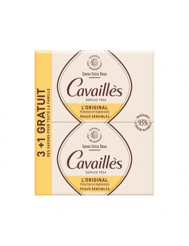 Rogé Cavaillès Savon L'Original 250g x 3 + 1 Offert