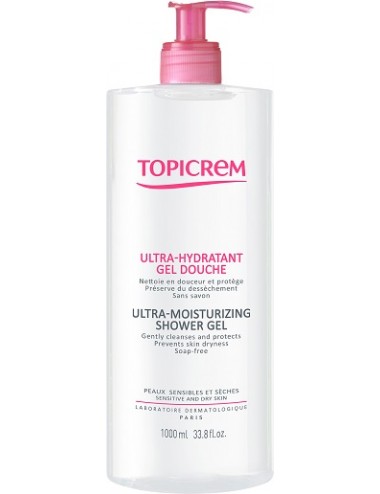 Topicrem DA Gel Nettoyant Apaisant Surgras 500ml