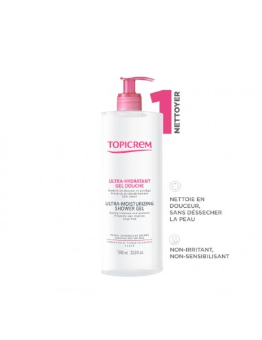 Topicrem DA Gel Nettoyant Apaisant Surgras 500ml