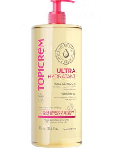 Topicrem Ultra Hydratant Huile de Douche 1l