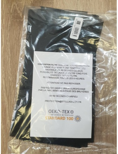Filtres en Oeko-Tex lavables 5 fois- Lot de 10
