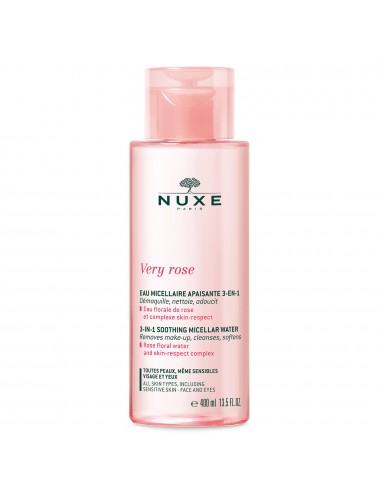Nuxe Very Rose Eau Micellaire Apaisante 3-en-1 400ml