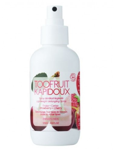 Toofruit Spray Démêlant Fraise cerise Démêlant légèreté sans rincage 125ml