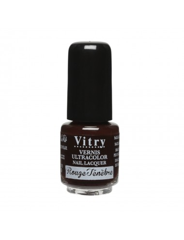 Vitry Vernis à Ongles Mini Rouge Tenebres 4ml