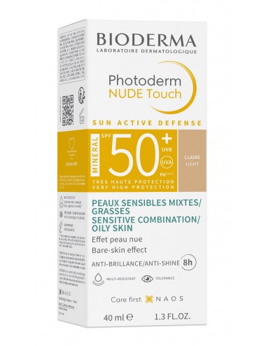 Bioderma Photoderm Nude Minéral SPF50+ Teinte Claire 40ml