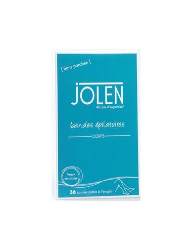 Jolen bandes épilatoires corps X36
