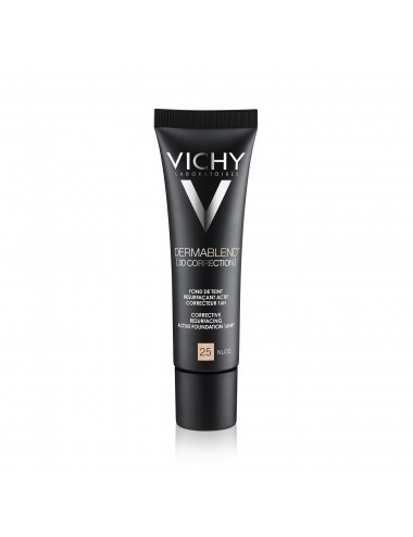 Vichy Dermablend 3D Correction Fond de teint resurfaçant Tube 30ml - Teinte 25 NUDE