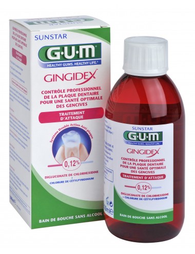 Gum Bain de bouche Gingidex 0,12% Chx 300ml