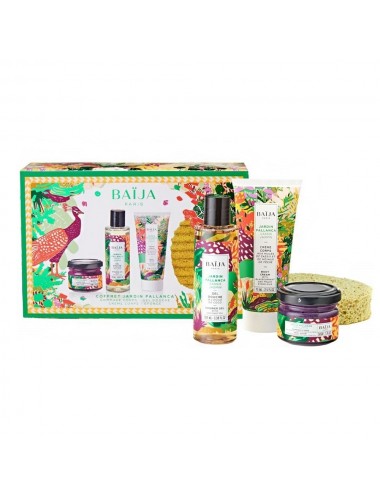 Baija Coffret Jardin Pallanca Gel Douche + Gommage + Crème Corps + Eponge