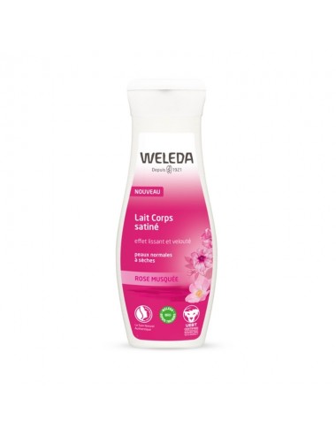 Weleda Lait Corps satiné Rose Musquée 200 ml