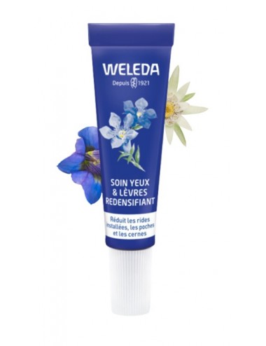 Weleda Soin Yeux et Lèvres redensifiant Gentiane et Edelweiss 10ml