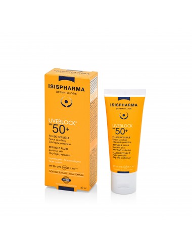 IsisPharma Uveblock Fluides très haute protection SPF50+ Invisible 40 ML