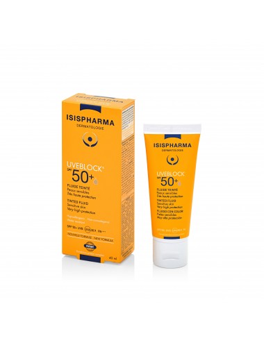 IsisPharma Uveblock fluide solaire spf 50+ Teinté 50ml