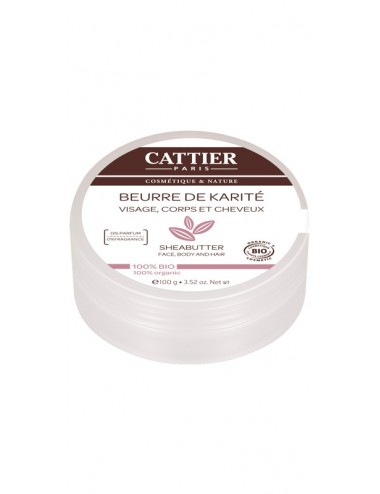 Cattier Beurre de Karité 100% Bio 100g