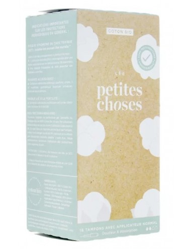 Les Petites Choses Tampons Bio avec applicateur Normal x16