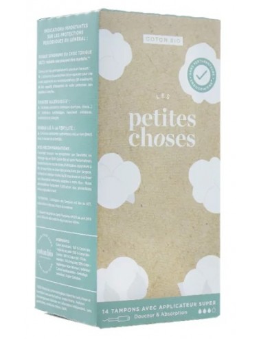 Les Petites Choses Tampons Bio avec applicateur Super x14