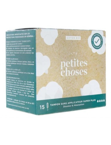 Les Petites Choses Tampons Bio Super Plus x15
