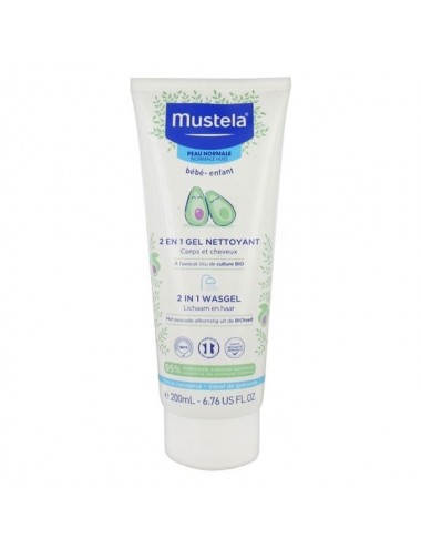 Mustela Gel Nettoyant 2 en 1 Peau Normale 200ml