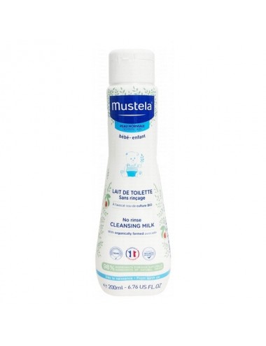 Mustela Lait de Toilette Sans Rinçage 200ml
