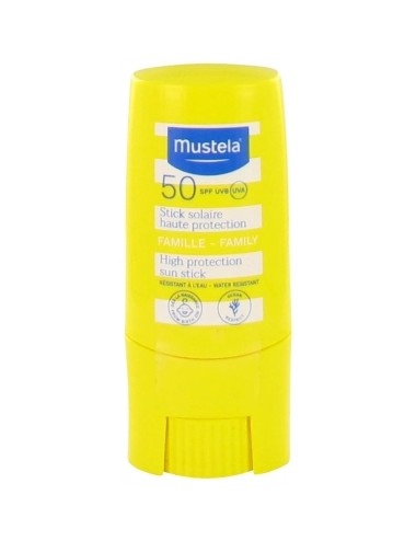 Mustela Stick Solaire Haute Protection SPF50 Famille 9ml