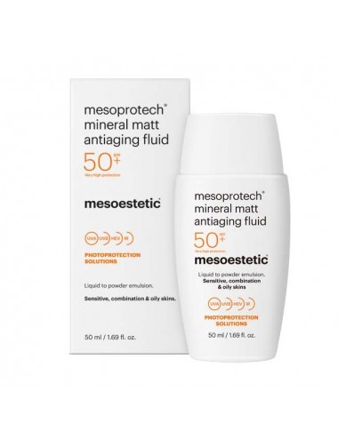 Mesoestetic Mesoprotech Mineral Matt Antiaging Fluid SPF 50 50ml
