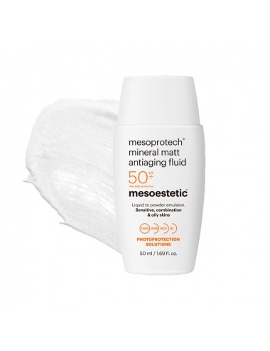 Mesoestetic Mesoprotech Mineral Matt Antiaging Fluid SPF 50 50ml