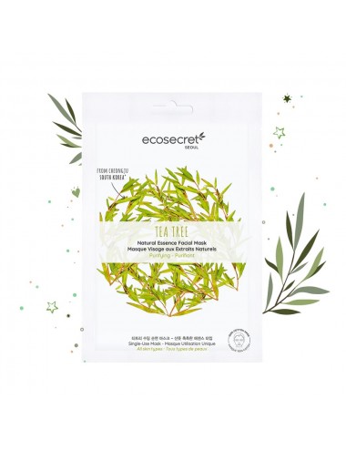 Ecosecret Masque Purifiant Visage aux Extraits Naturels de Tea Tree