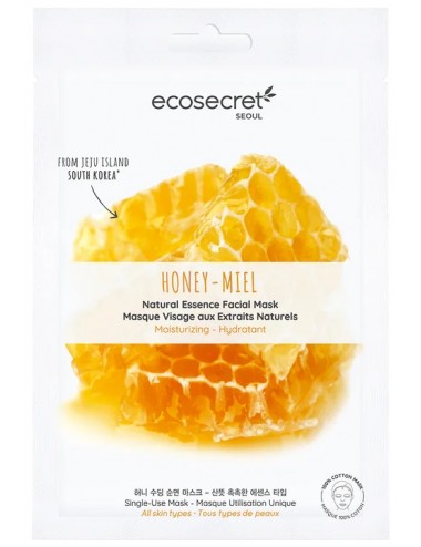 Ecosecret Masque Hydratant Visage aux Extraits Naturels de Miel