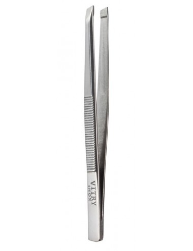 Vitry Pince à épiler mors biais inox